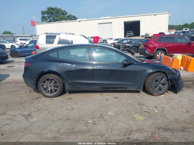 45736935 :رقم المزاد ، 5YJ3E1EAXNF339573 vin ، 2022 Tesla Model 3 Rear-wheel Drive مزاد بيع