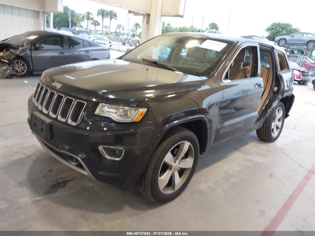 Продаж на аукціоні авто 2014 Jeep Grand Cherokee Overland, vin: 1C4RJECG5EC556109, номер лоту: 45737042