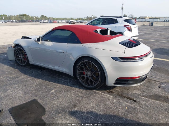 Auction sale of the 2020 Porsche 911 Carrera 4s Cabriolet/carrera S Cabriolet, vin: WP0CB2A98LS264043, lot number: 45737121
