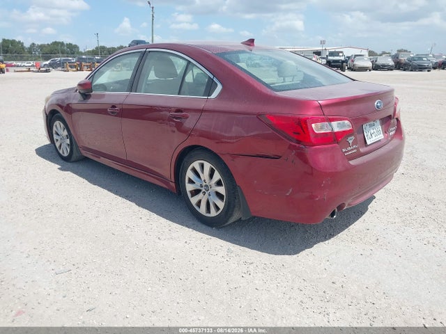 Продаж на аукціоні авто 2016 Subaru Legacy 2.5i Premium, vin: 4S3BNAC66G3029723, номер лоту: 45737133