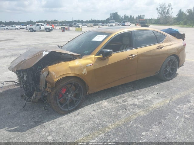 2022 Acura Tlx Type S მანქანა იყიდება აუქციონზე, vin: 19UUB7F00NA002104, აუქციონის ნომერი: 45737140
