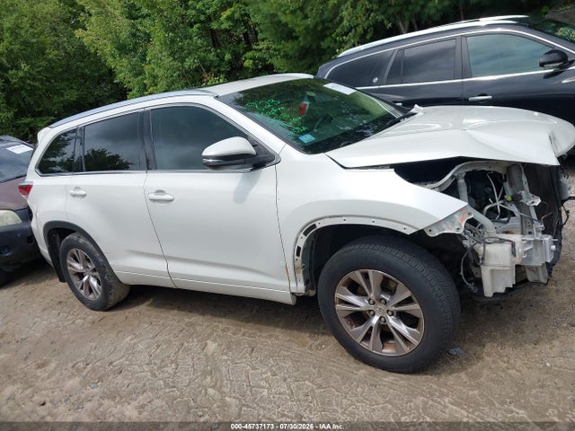Продажа на аукционе авто 2015 Toyota Highlander Xle V6, vin: 5TDJKRFH2FS138225, номер лота: 45737173