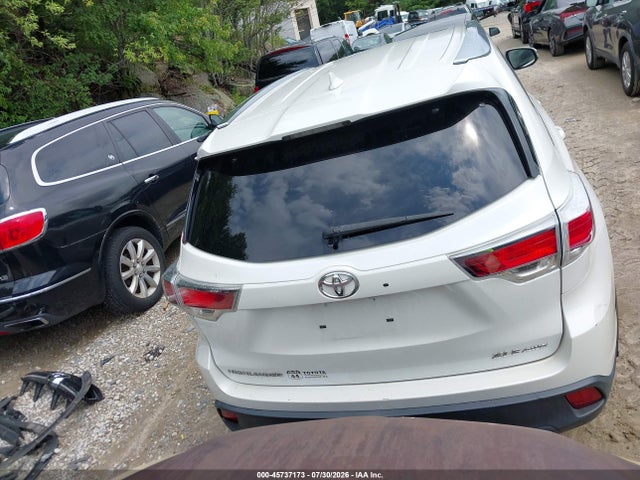 Продажа на аукционе авто 2015 Toyota Highlander Xle V6, vin: 5TDJKRFH2FS138225, номер лота: 45737173