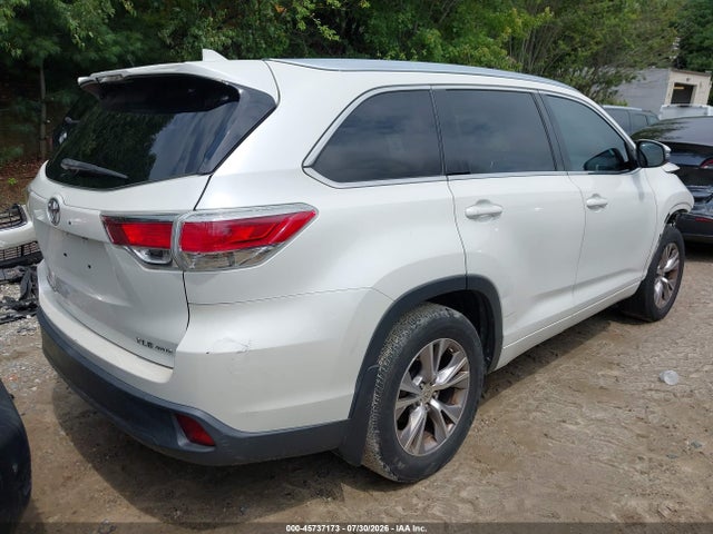 Продажа на аукционе авто 2015 Toyota Highlander Xle V6, vin: 5TDJKRFH2FS138225, номер лота: 45737173