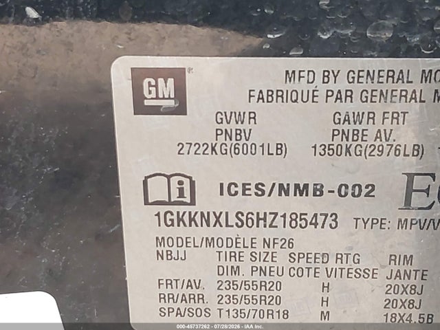 GMC Acadia Denali 2017 1GKKNXLS6HZ185473 Image 9