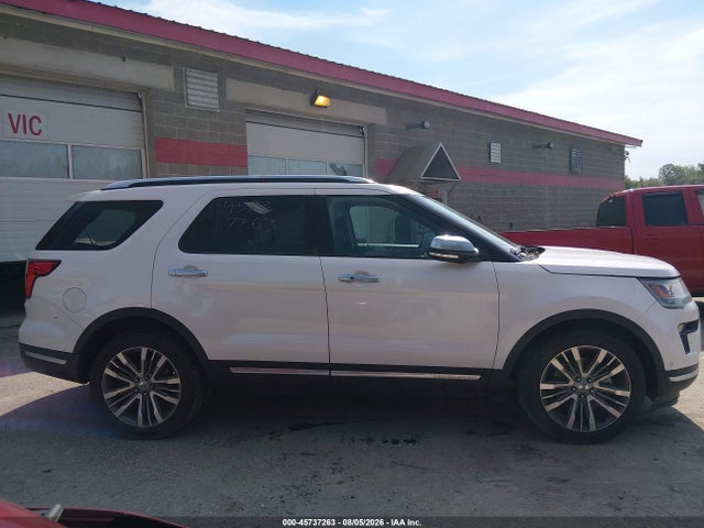 45737263 :رقم المزاد ، 1FM5K8HTXJGB39702 vin ، 2018 Ford Explorer Platinum مزاد بيع