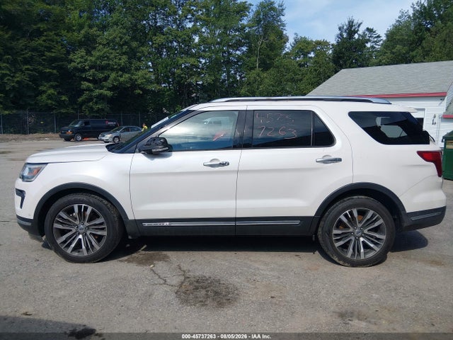 45737263 :رقم المزاد ، 1FM5K8HTXJGB39702 vin ، 2018 Ford Explorer Platinum مزاد بيع
