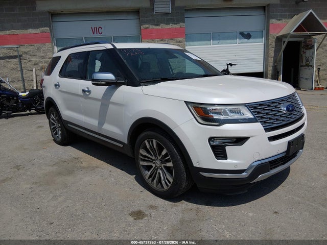 45737263 :رقم المزاد ، 1FM5K8HTXJGB39702 vin ، 2018 Ford Explorer Platinum مزاد بيع