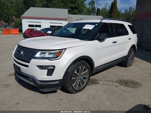 45737263 :رقم المزاد ، 1FM5K8HTXJGB39702 vin ، 2018 Ford Explorer Platinum مزاد بيع