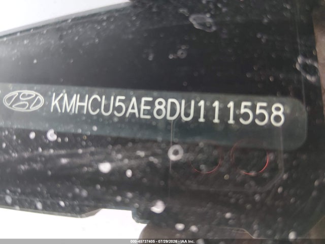 45737405 :رقم المزاد ، KMHCU5AE8DU111558 vin ، 2013 Hyundai Accent Se مزاد بيع