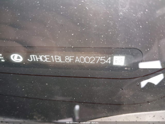 Продажа на аукционе авто 2015 Lexus Gs 350, vin: JTHCE1BL8FA002754, номер лота: 45737411