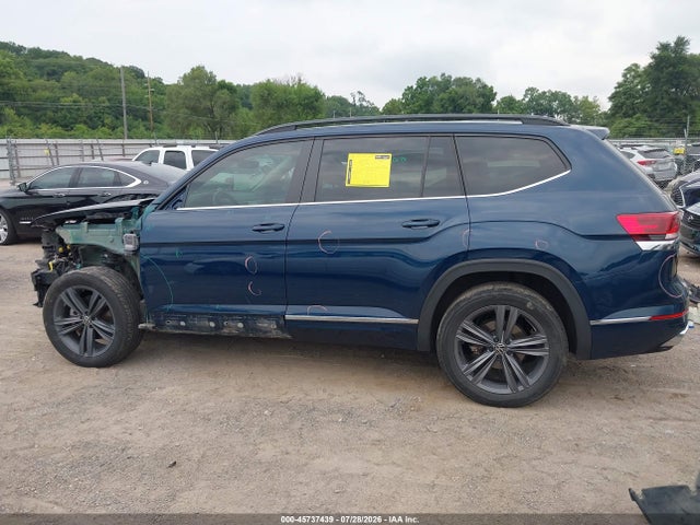 2021 Volkswagen Atlas 3.6l V6 Se W/technology R-line მანქანა იყიდება აუქციონზე, vin: 1V2RR2CA0MC577773, აუქციონის ნომერი: 45737439