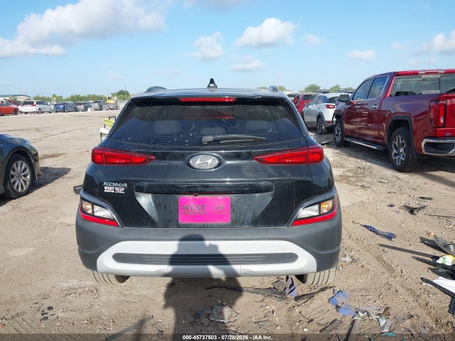 2022 Hyundai Kona Sel მანქანა იყიდება აუქციონზე, vin: KM8K32AB9NU891638, აუქციონის ნომერი: 45737503
