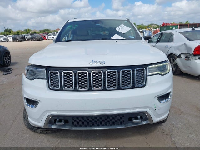 Aukcja sprzedaży 2018 Jeep Grand Cherokee Overland 4x2, vin: 1C4RJECG9JC216603, numer aukcji: 45737509