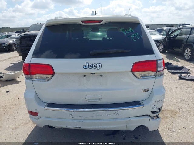 Aukcja sprzedaży 2018 Jeep Grand Cherokee Overland 4x2, vin: 1C4RJECG9JC216603, numer aukcji: 45737509