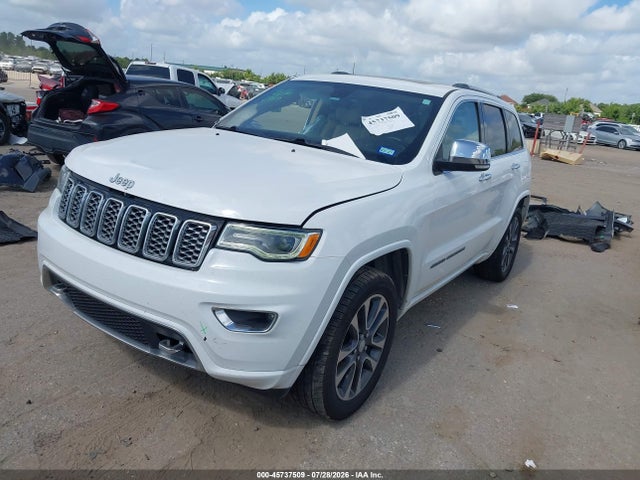 Aukcja sprzedaży 2018 Jeep Grand Cherokee Overland 4x2, vin: 1C4RJECG9JC216603, numer aukcji: 45737509