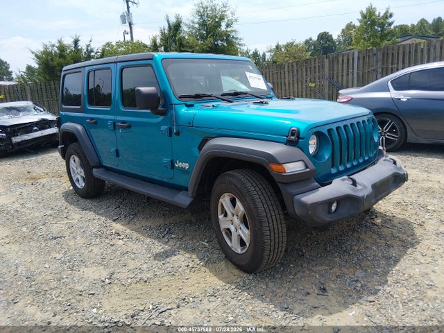 Продажа на аукционе авто 2020 Jeep Wrangler Unlimited Sport S 4x4, vin: 1C4HJXDN3LW304911, номер лота: 45737589