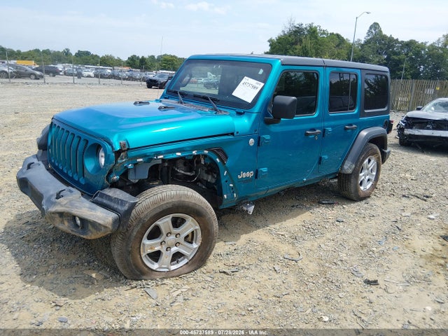 Aukcja sprzedaży 2020 Jeep Wrangler Unlimited Sport S 4x4, vin: 1C4HJXDN3LW304911, numer aukcji: 45737589