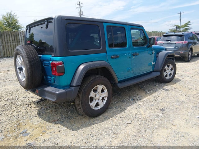 Aukcja sprzedaży 2020 Jeep Wrangler Unlimited Sport S 4x4, vin: 1C4HJXDN3LW304911, numer aukcji: 45737589