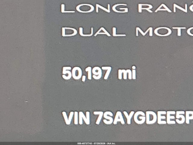 Aukcja sprzedaży 2023 Tesla Model Y Awd/long Range Dual Motor All-wheel Drive, vin: 7SAYGDEE5PF694905, numer aukcji: 45737743