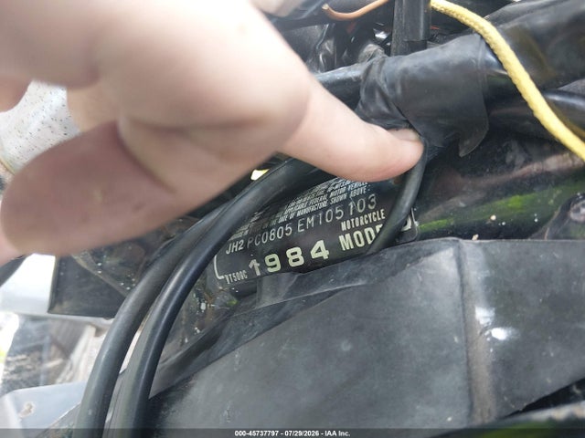 1984 Honda Vt500 C მანქანა იყიდება აუქციონზე, vin: JH2PC0805EM105103, აუქციონის ნომერი: 45737797