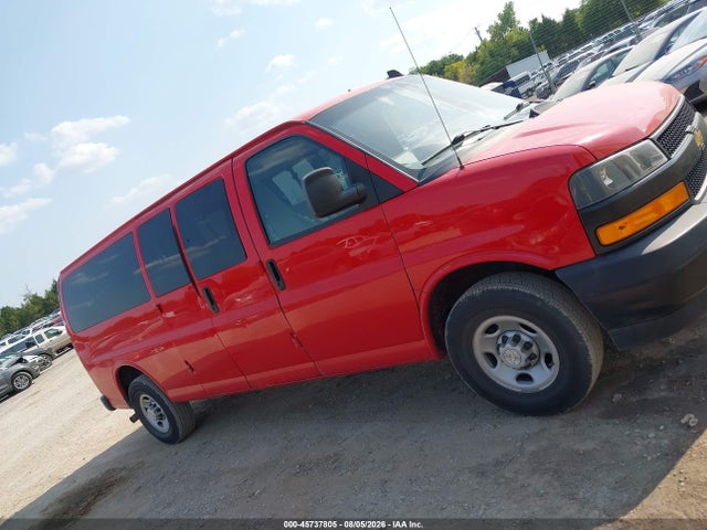 1GAZGNFP8P1111221 Chevrolet Express Passenger Rwd 3500 Extended Wheelbase Ls