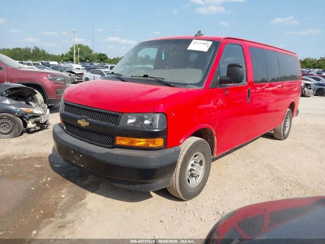 1GAZGNFP8P1111221 Chevrolet Express Passenger Rwd 3500 Extended Wheelbase Ls