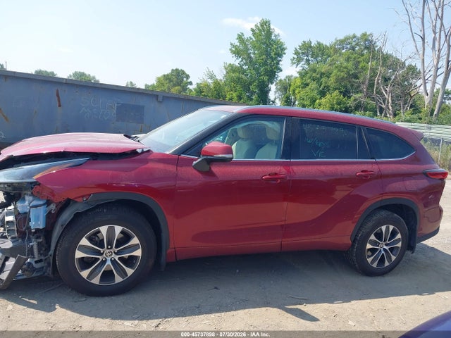 Продаж на аукціоні авто 2021 Toyota Highlander Xle, vin: 5TDGZRBH0MS550152, номер лоту: 45737898