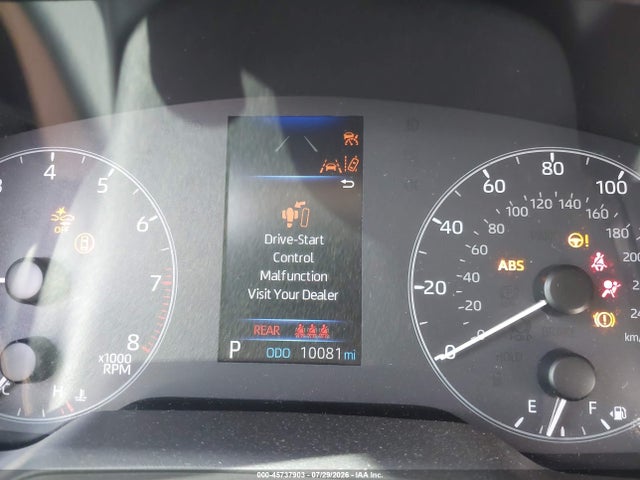 45737903 :رقم المزاد ، 5YFB4MDE0SP235193 vin ، 2025 Toyota Corolla Le مزاد بيع