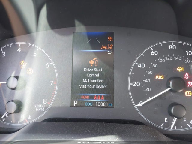45737903 :رقم المزاد ، 5YFB4MDE0SP235193 vin ، 2025 Toyota Corolla Le مزاد بيع