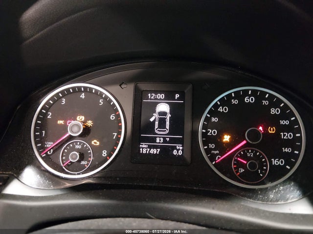 2012 Volkswagen Tiguan Se მანქანა იყიდება აუქციონზე, vin: WVGAV7AX7CW000696, აუქციონის ნომერი: 45738060