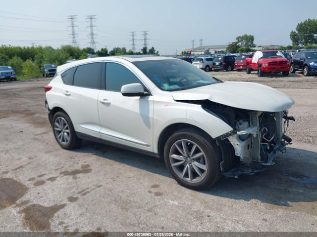 2019 Acura Rdx Technology Package მანქანა იყიდება აუქციონზე, vin: 5J8TC2H57KL038599, აუქციონის ნომერი: 45738063