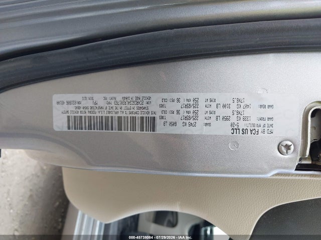 Aukcja sprzedaży 2020 Dodge Grand Caravan Sxt, vin: 2C4RDGCG4LR201763, numer aukcji: 45738084