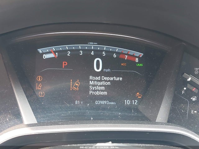 Aukcja sprzedaży 2022 Honda Cr-v Awd Ex-l, vin: 2HKRW2H89NH619234, numer aukcji: 45738101