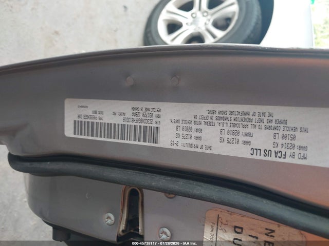 45738117 :رقم المزاد ، 2C3CDXBG0FH813318 vin ، 2015 Dodge Charger Se مزاد بيع