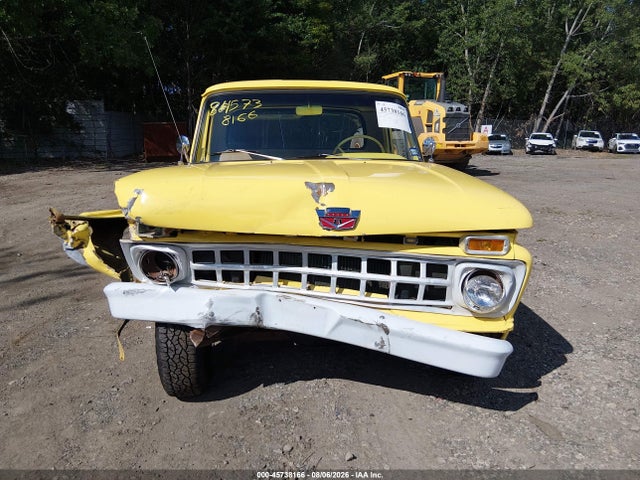45738166 :رقم المزاد ، F10DK699302 vin ، 1965 Ford F100 مزاد بيع