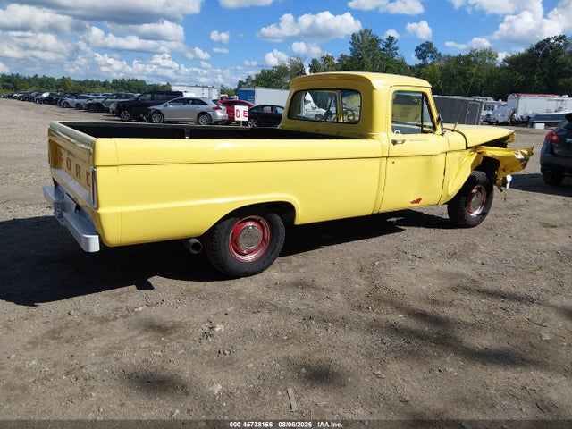 45738166 :رقم المزاد ، F10DK699302 vin ، 1965 Ford F100 مزاد بيع