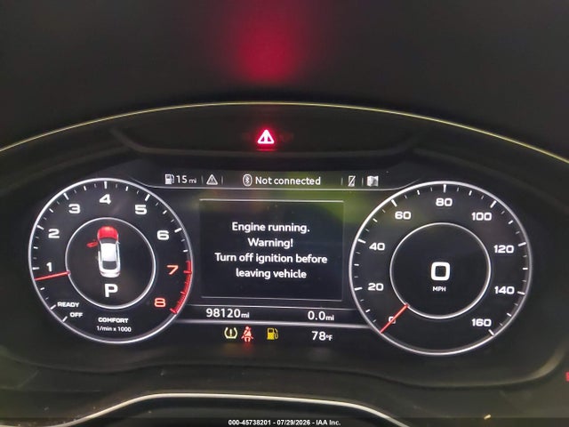 Продаж на аукціоні авто 2018 Audi A5 2.0t Premium, vin: WAUENCF54JA009708, номер лоту: 45738201