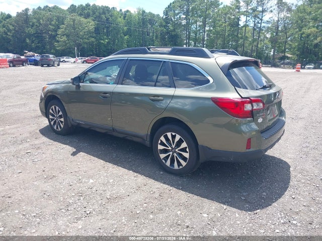 2016 Subaru Outback 2.5i Limited მანქანა იყიდება აუქციონზე, vin: 4S4BSALC5G3347715, აუქციონის ნომერი: 45738206