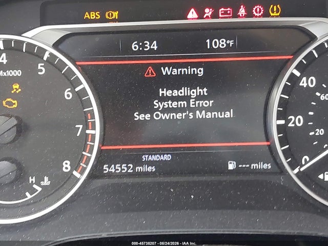 45738207 :رقم المزاد ، 5N1DR3CB2RC231267 vin ، 2024 Nissan Pathfinder Sl Fwd مزاد بيع