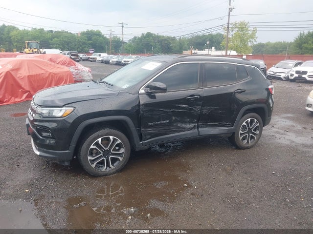 Продажа на аукционе авто 2022 Jeep Compass Limited 4x4, vin: 3C4NJDCB0NT128305, номер лота: 45738268