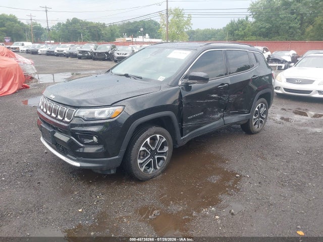 Продажа на аукционе авто 2022 Jeep Compass Limited 4x4, vin: 3C4NJDCB0NT128305, номер лота: 45738268