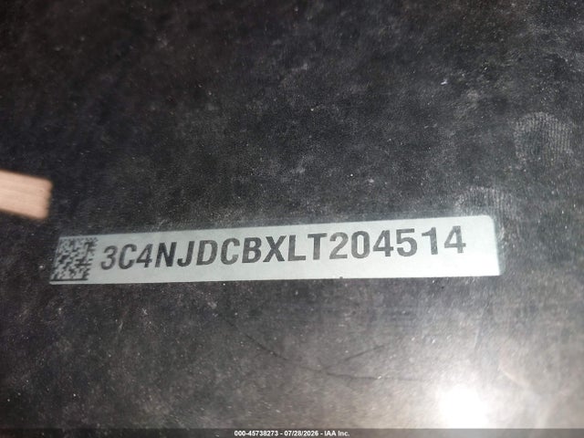 Aukcja sprzedaży 2020 Jeep Compass Limited 4x4, vin: 3C4NJDCBXLT204514, numer aukcji: 45738273
