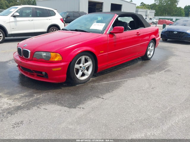 45738322 :رقم المزاد ، WBABS33422PG82439 vin ، 2002 Bmw 3 Series 325ci مزاد بيع