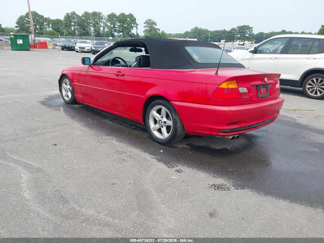 45738322 :رقم المزاد ، WBABS33422PG82439 vin ، 2002 Bmw 3 Series 325ci مزاد بيع
