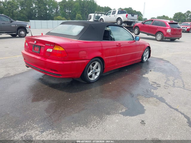 45738322 :رقم المزاد ، WBABS33422PG82439 vin ، 2002 Bmw 3 Series 325ci مزاد بيع