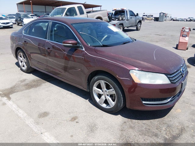 45738337 :رقم المزاد ، 1VWBH7A3XDC128847 vin ، 2013 Volkswagen Passat 2.5l Se مزاد بيع