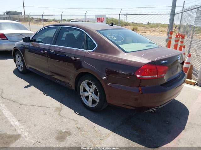 Aukcja sprzedaży 2013 Volkswagen Passat 2.5l Se, vin: 1VWBH7A3XDC128847, numer aukcji: 45738337