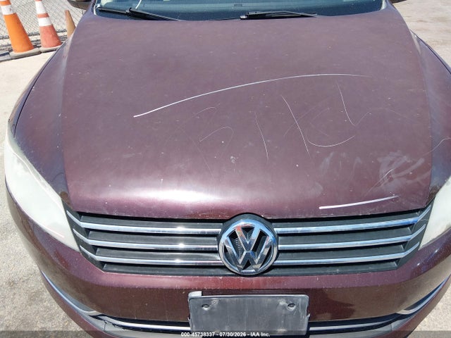 Aukcja sprzedaży 2013 Volkswagen Passat 2.5l Se, vin: 1VWBH7A3XDC128847, numer aukcji: 45738337