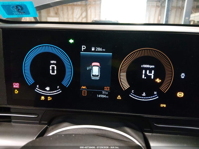 45738406 :رقم المزاد ، KM8HFCAB3TU357183 vin ، 2026 Hyundai Kona Sel Sport مزاد بيع